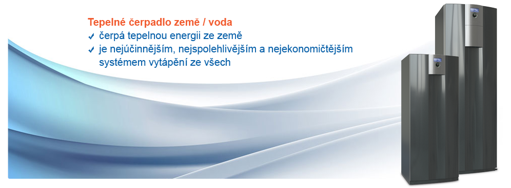 Tepelná čerpadla (země/voda) banner